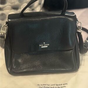 Kate Spade Black Leather Satchel
